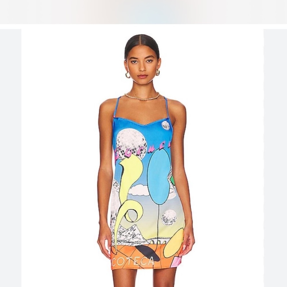 Fiorucci Disco Ball Slip Dress